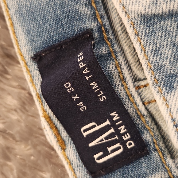 GAP Men's Slim Jeans in Light Blue 34x30! - Picture 2 of 9